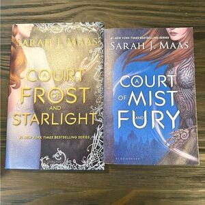 Sarah J. Maas Original Covers - Frost and Starlight & Mist and Fury